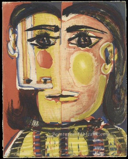 Portrait Dora Maar 3 1942 cubisme Pablo Picasso Peintures à l'huile